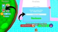 Redeem codes in Don’t Make The Rock Angry (Image via Roblox)